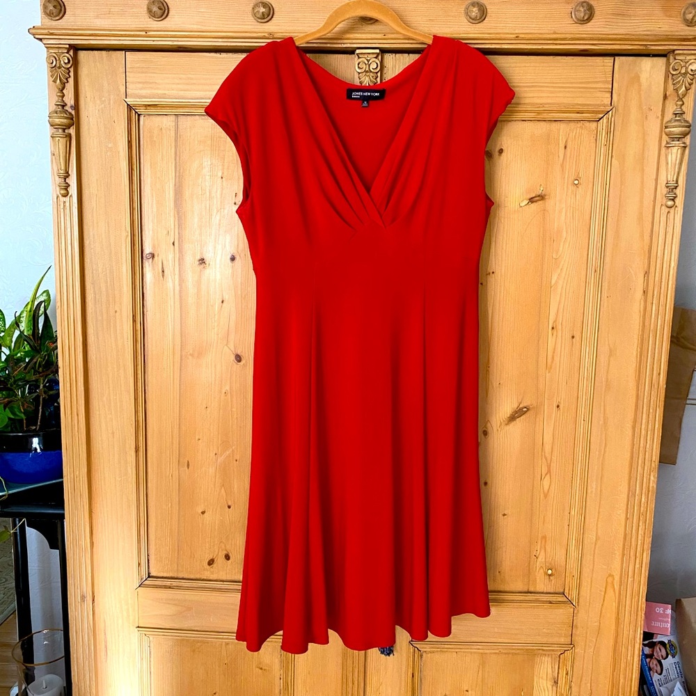 Jones New York Red Dress 12